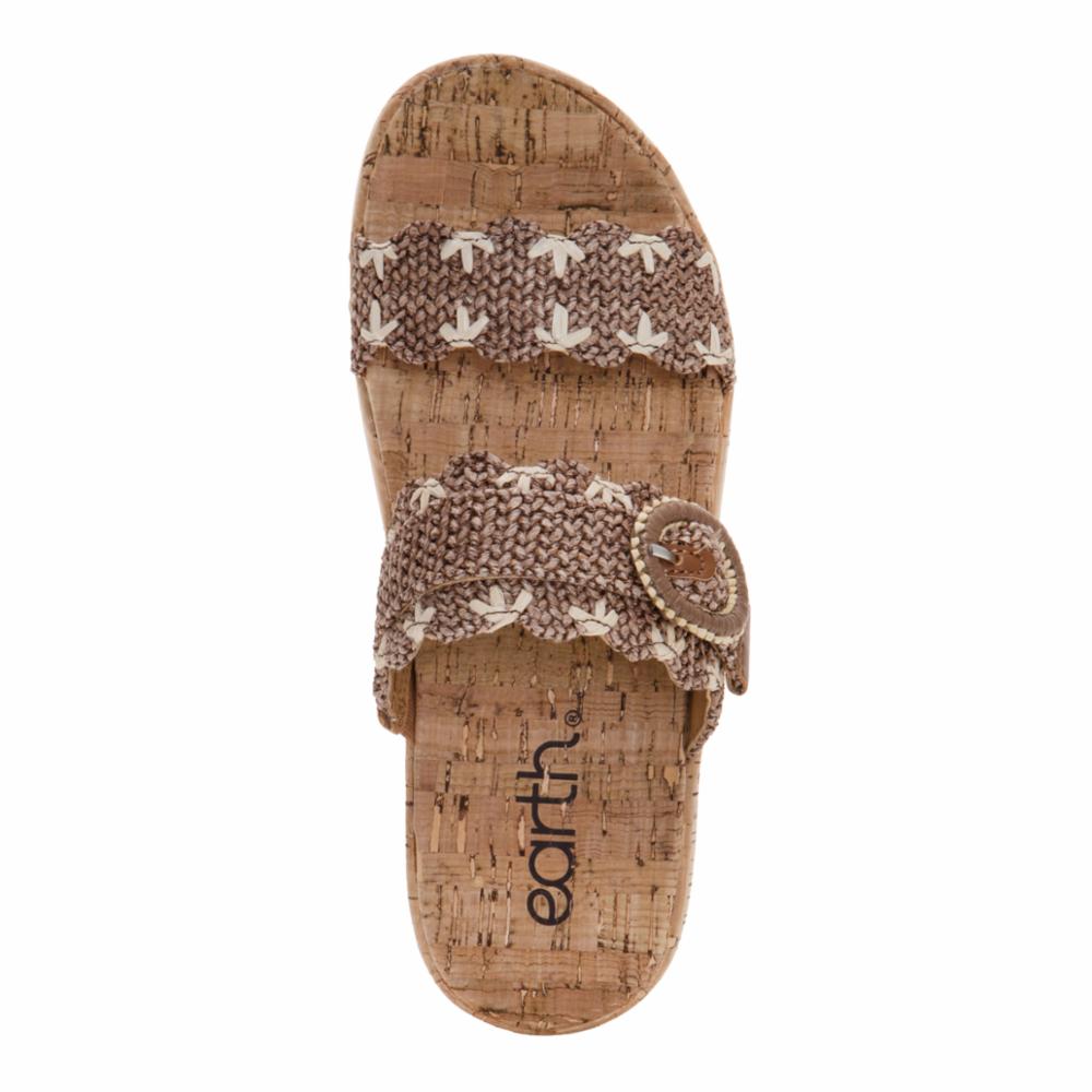 Earth Women's Subtle2 Marrone23/Deserto39/Pp Raffia M