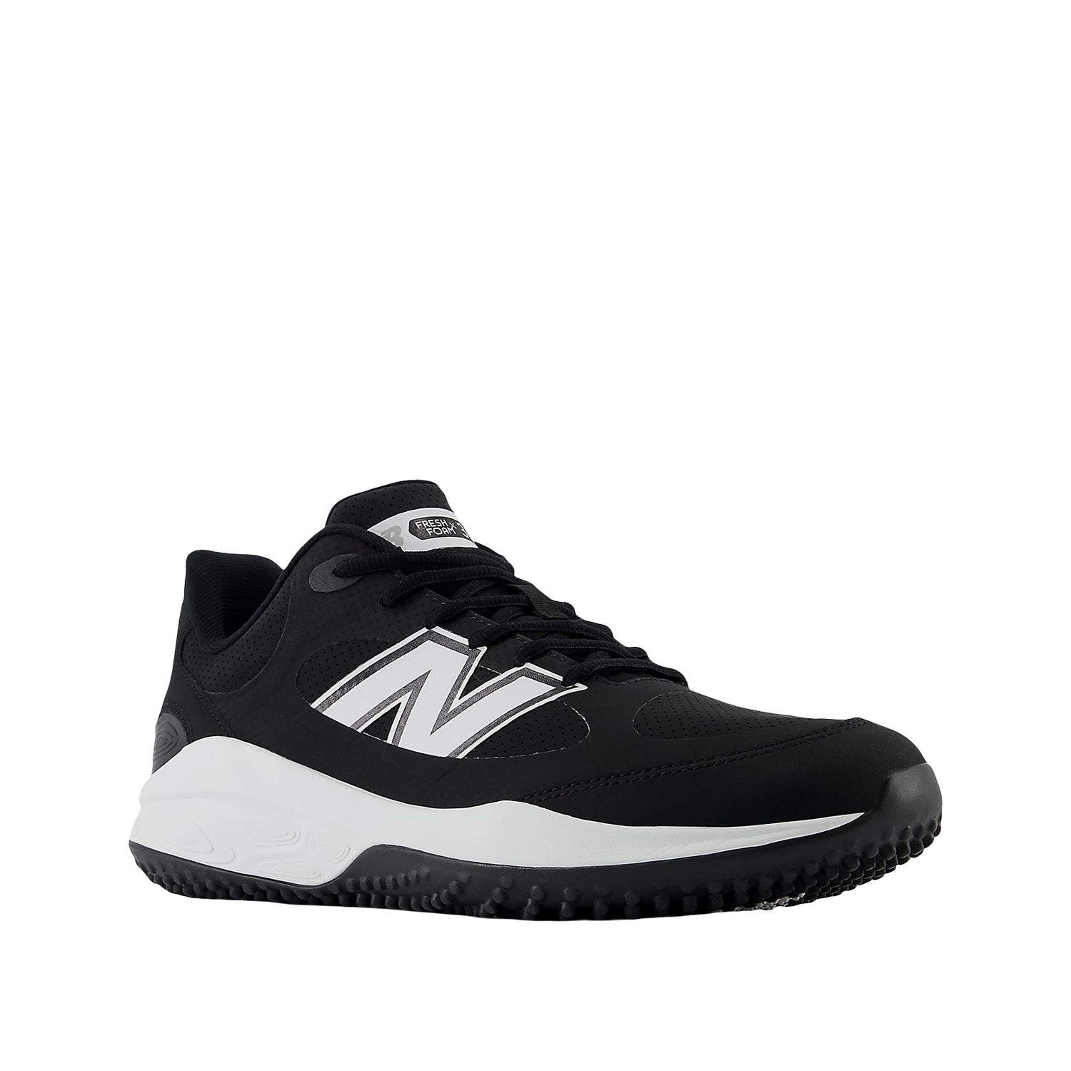 New Balance Men's Fresh Foam 3000v7 Turf-Trainer in Black/NB 103 White