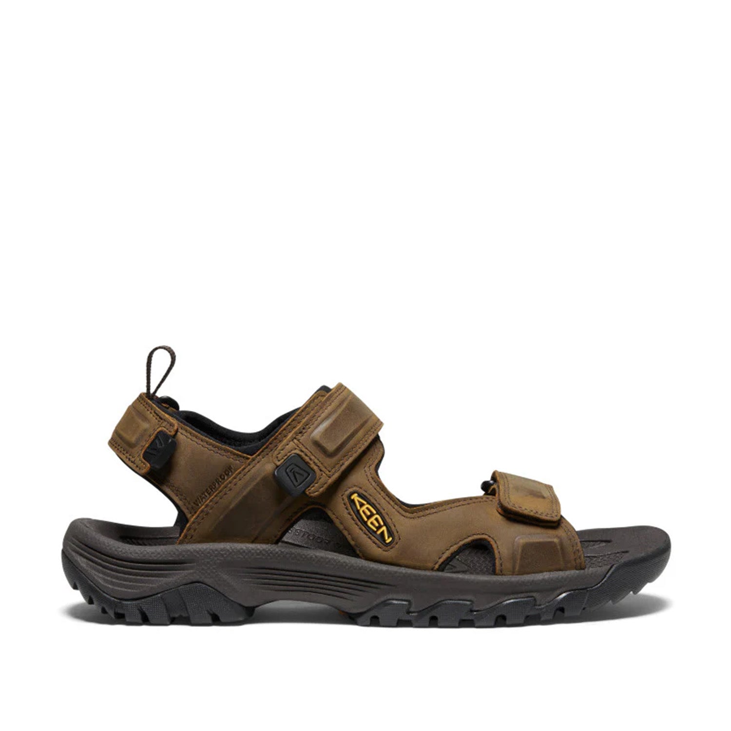 Keen Men's Targhee III Open Toe Sandal in Bison/Mulc