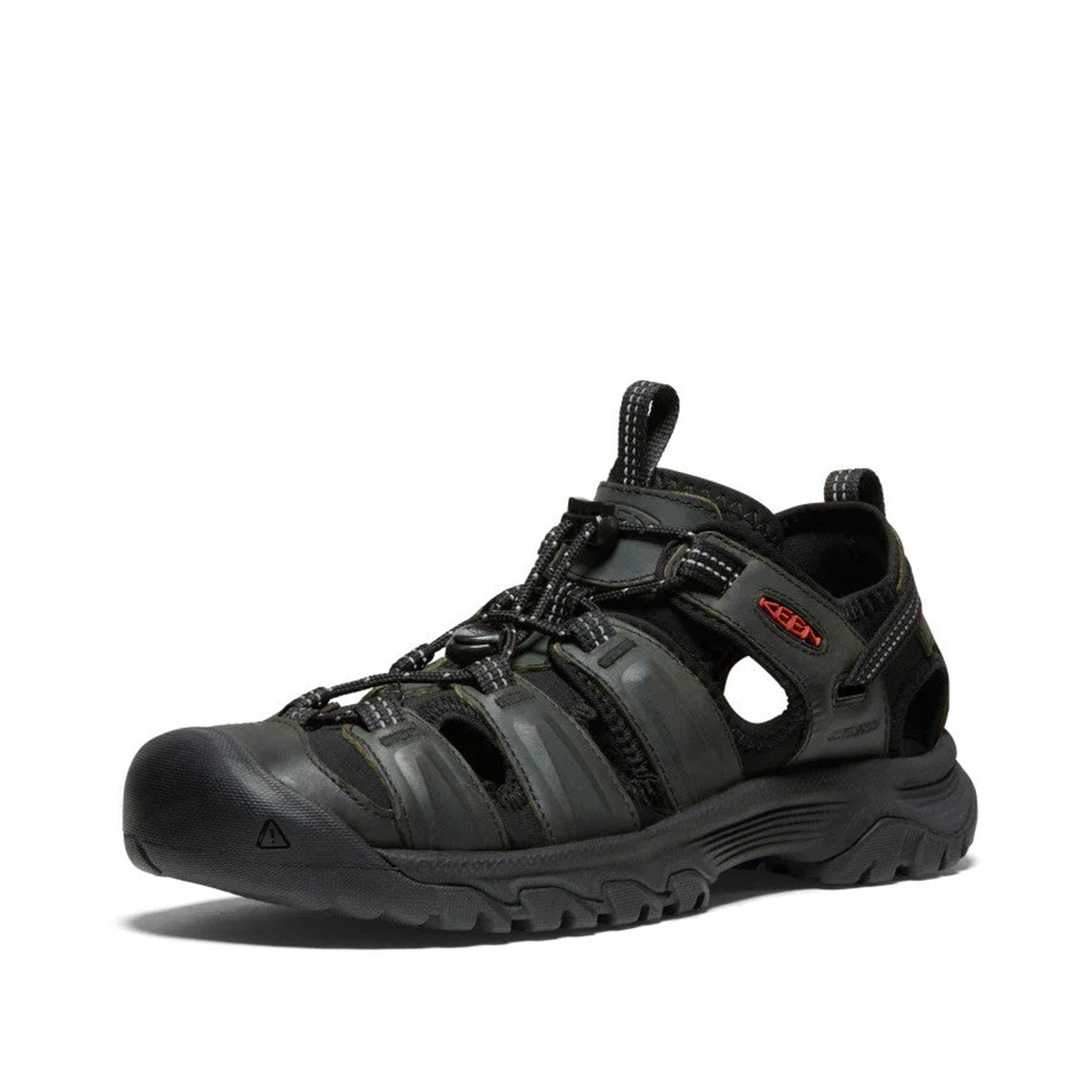 Keen Men's Targhee III Sandal in Grey/Black