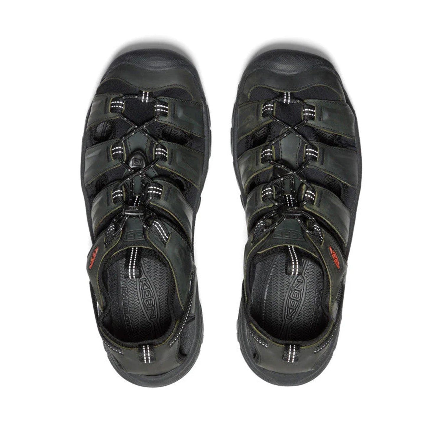 Keen Men's Targhee III Sandal in Grey/Black