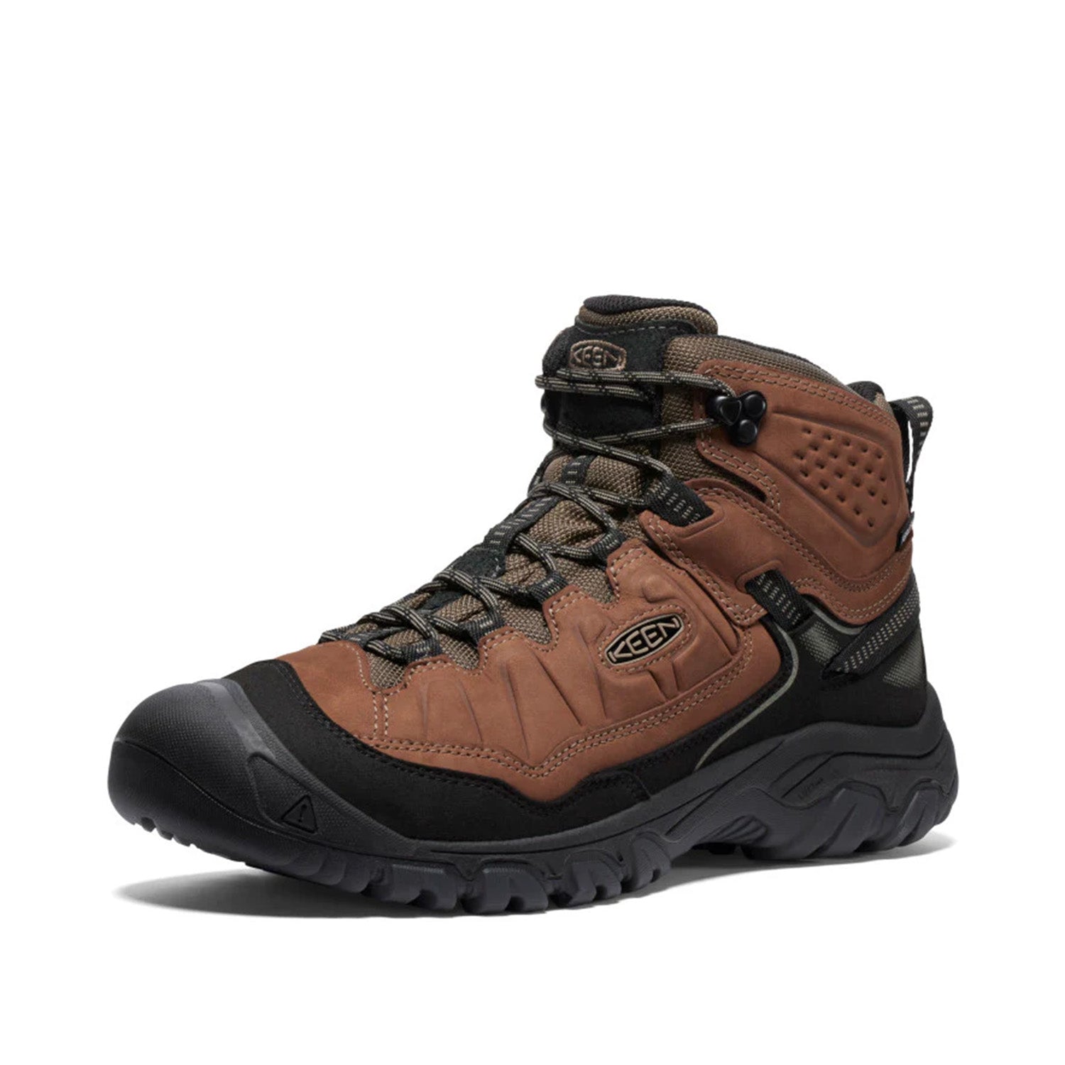 Keen Men's Targhee IV Mid Wp in Bison/Black