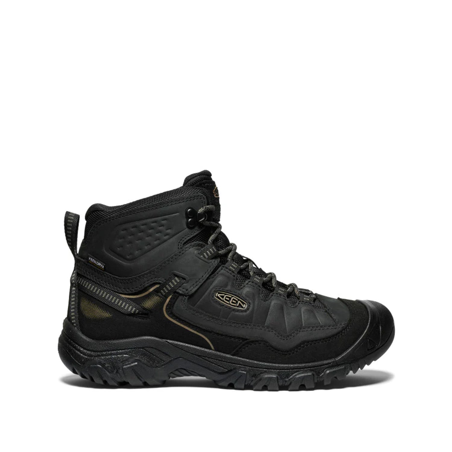 Keen Men's Targhee IV Mid Wp in Triple Black