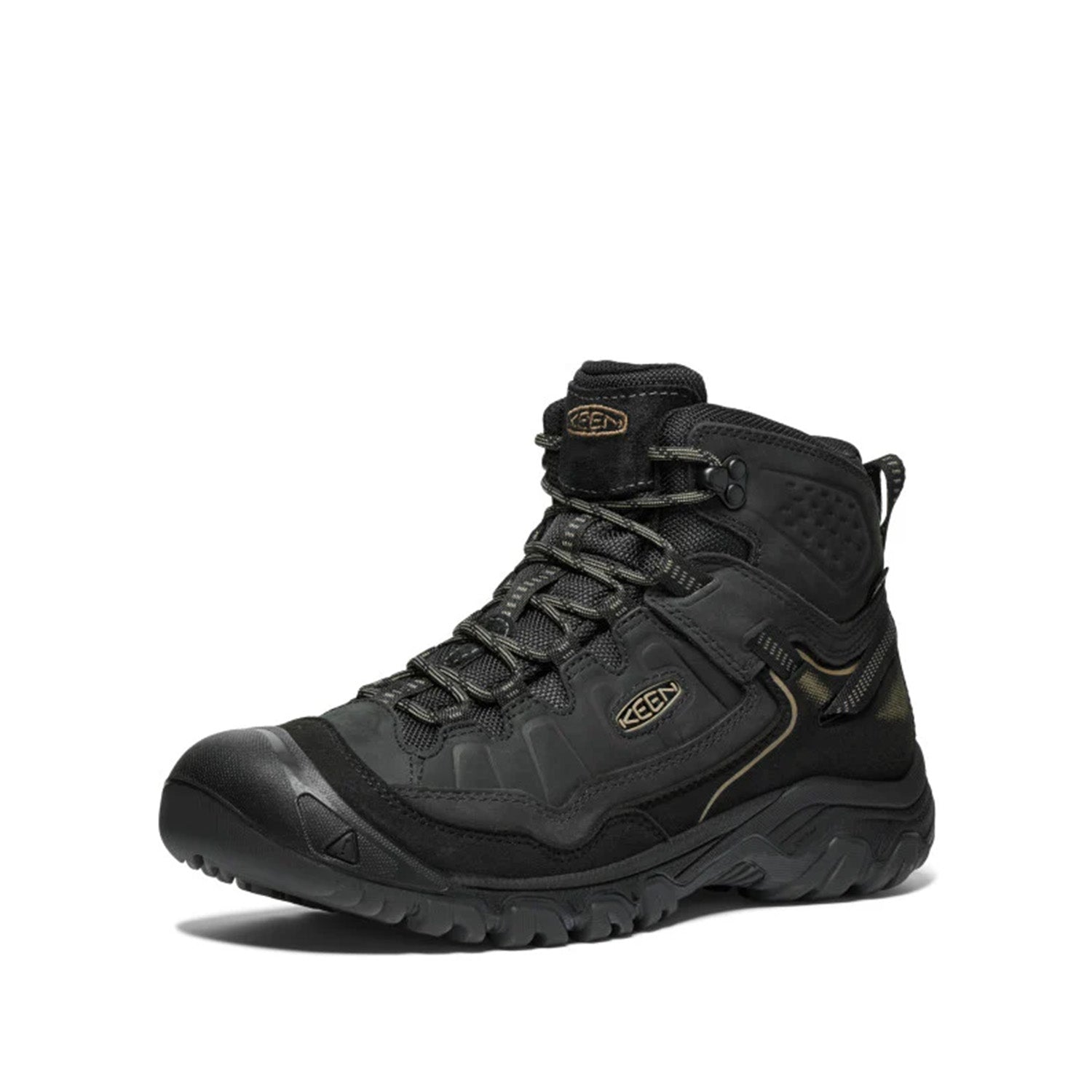 Keen Men's Targhee IV Mid Wp in Triple Black