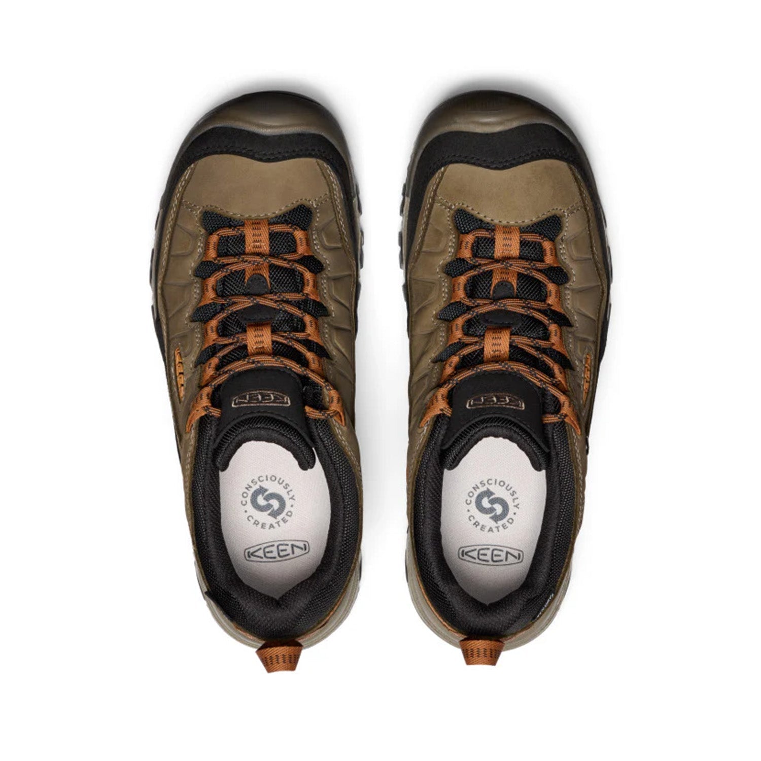 Keen Men's Targhee Iv Wp in Sea Turtle/Roasted Pecan