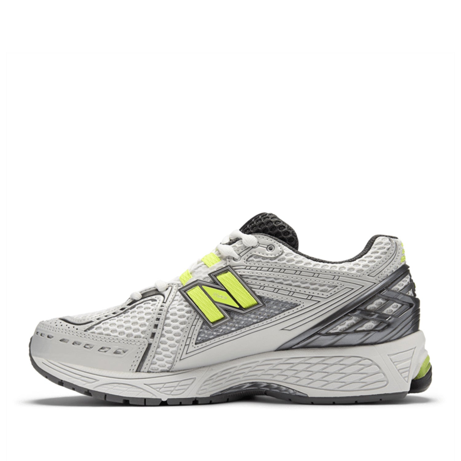 New Balance Unisex U1906RV1 in Light Silver Metallic/Alkaline Green