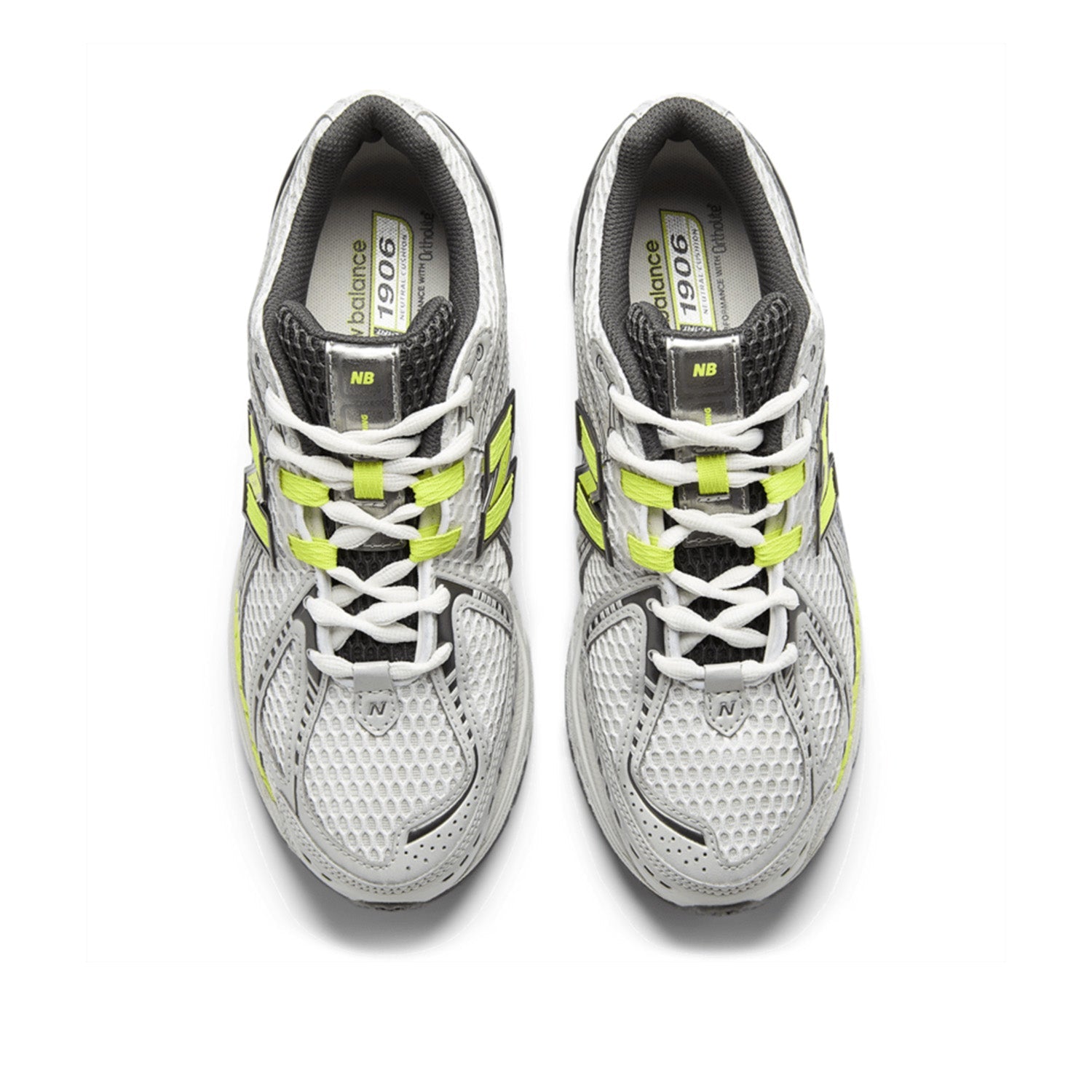 New Balance Unisex U1906RV1 in Light Silver Metallic/Alkaline Green