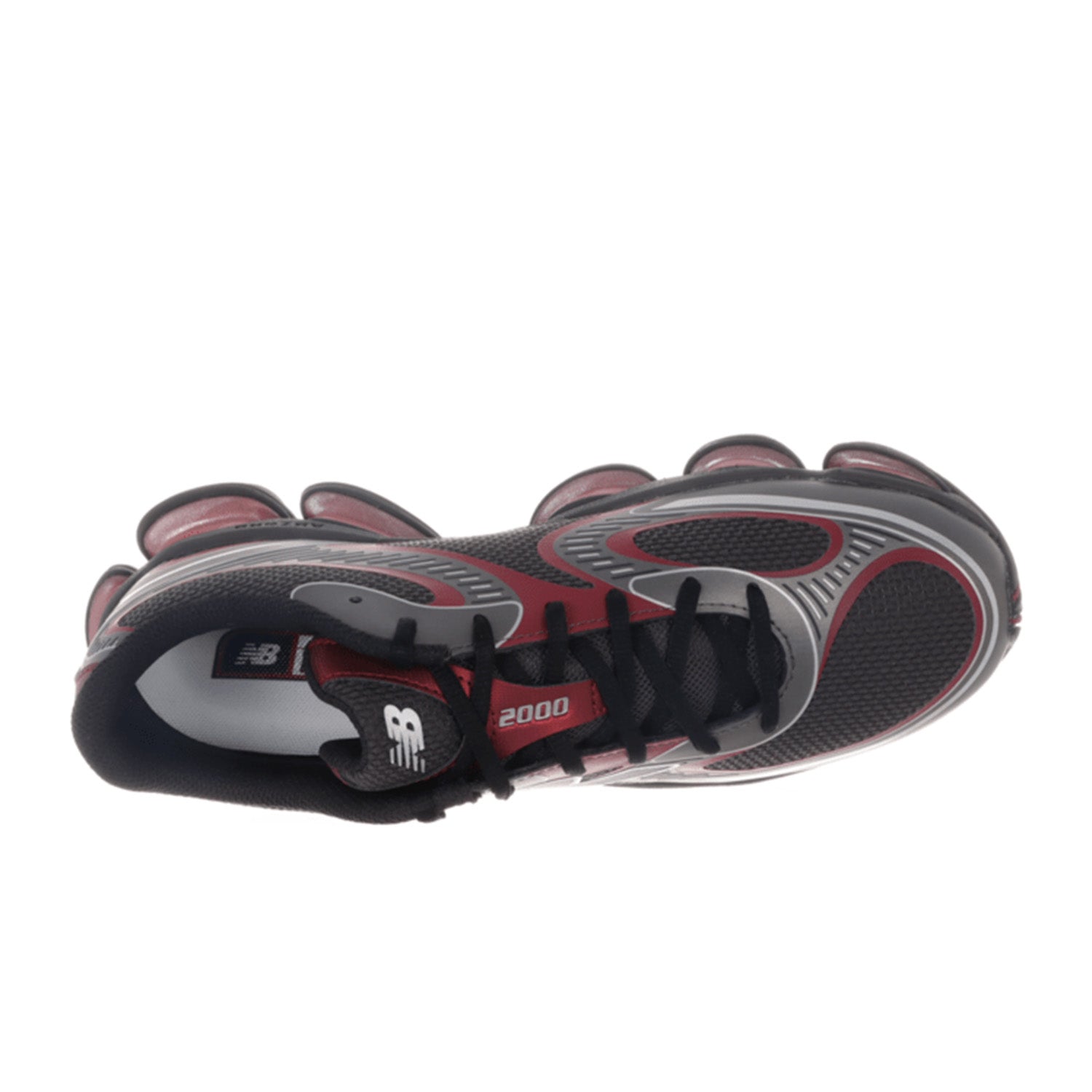 New Balance Unisex Lunar New Year ABZORB 2000 in Black Cement/Podium Red