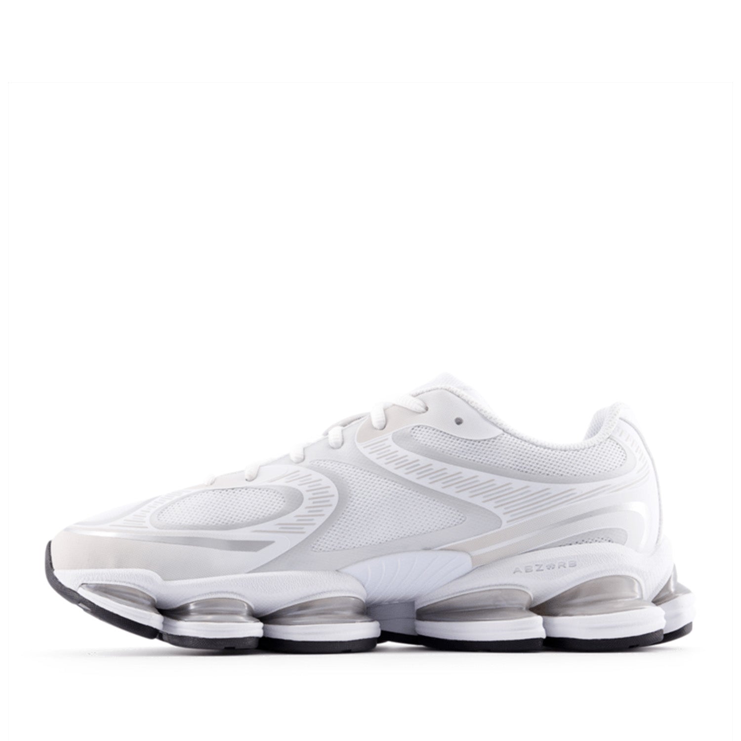 New Balance Unisex Lunar New Year ABZORB 2000 in White/Silver Metallic