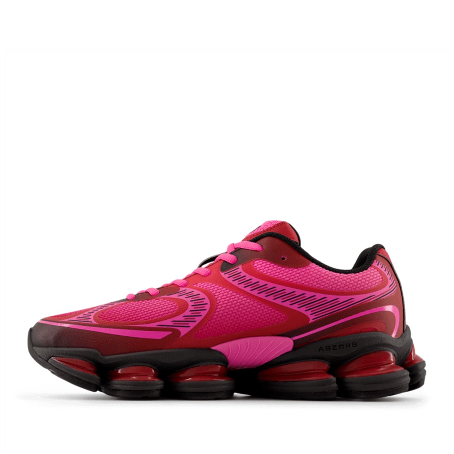 New Balance Unisex Lunar New Year ABZORB 2000 in Pink Heat/Shadow Red/Faded Black