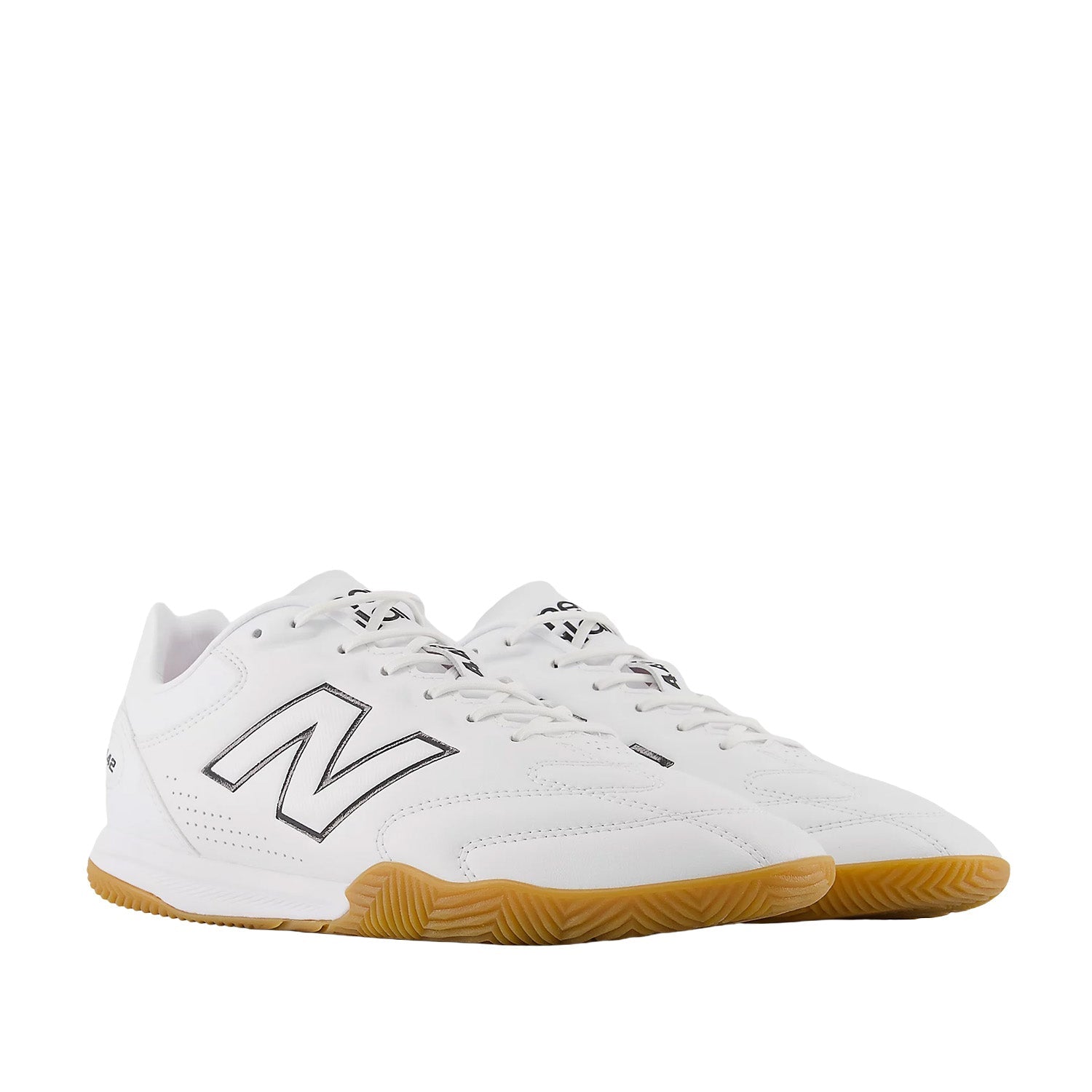 New Balance Unisex 442 PRO IN V3 in White/Black/Fire Cracker