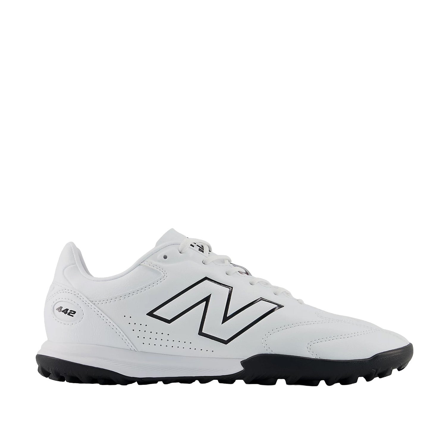 New Balance Unisex 442 PRO TF V3 in White/Black/Fire Cracker