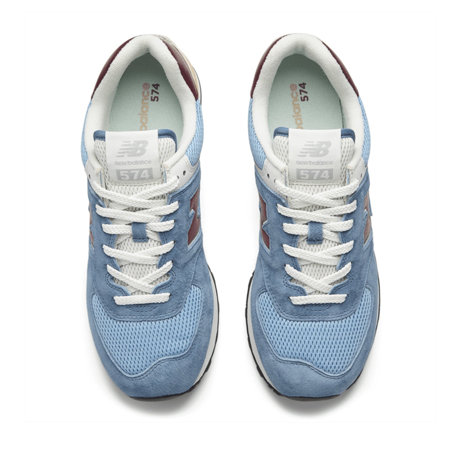 New Balance Unisex 574 in Shoreline Blue with Stillwater