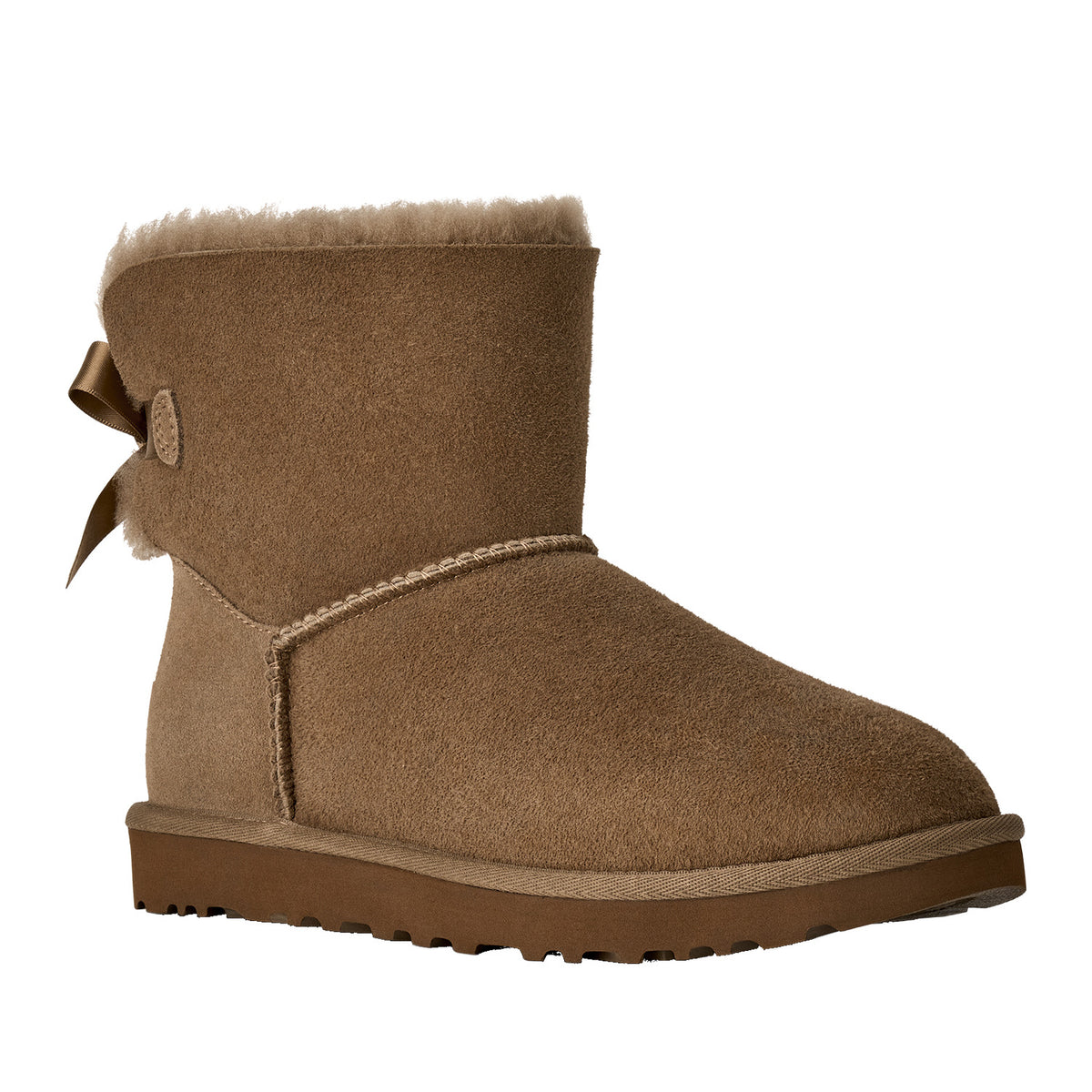 UGG Women's Mini Bailey Bow II in Light Bronze