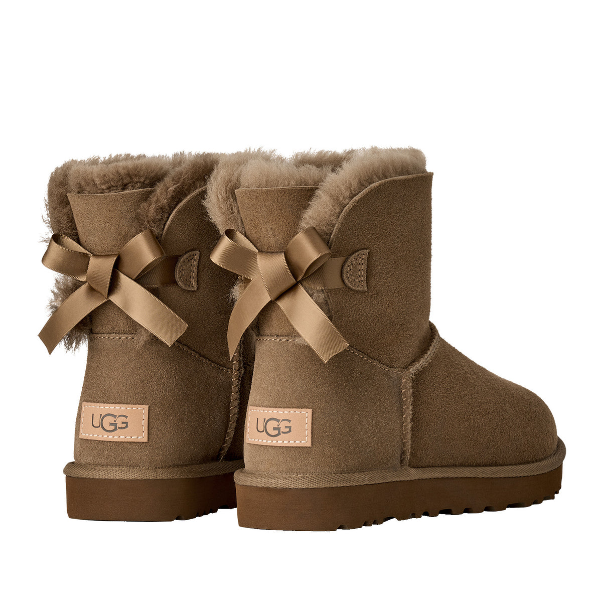 UGG Women's Mini Bailey Bow II in Light Bronze