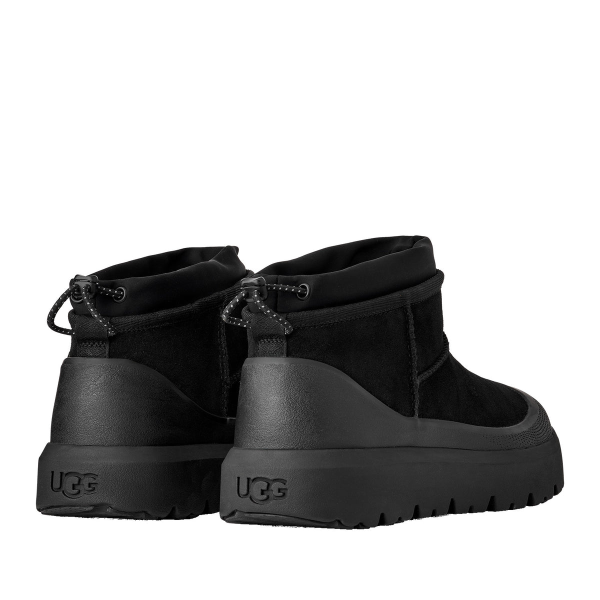 UGG Men's Classic Ultra Mini Weather Hybrid in Black/Black