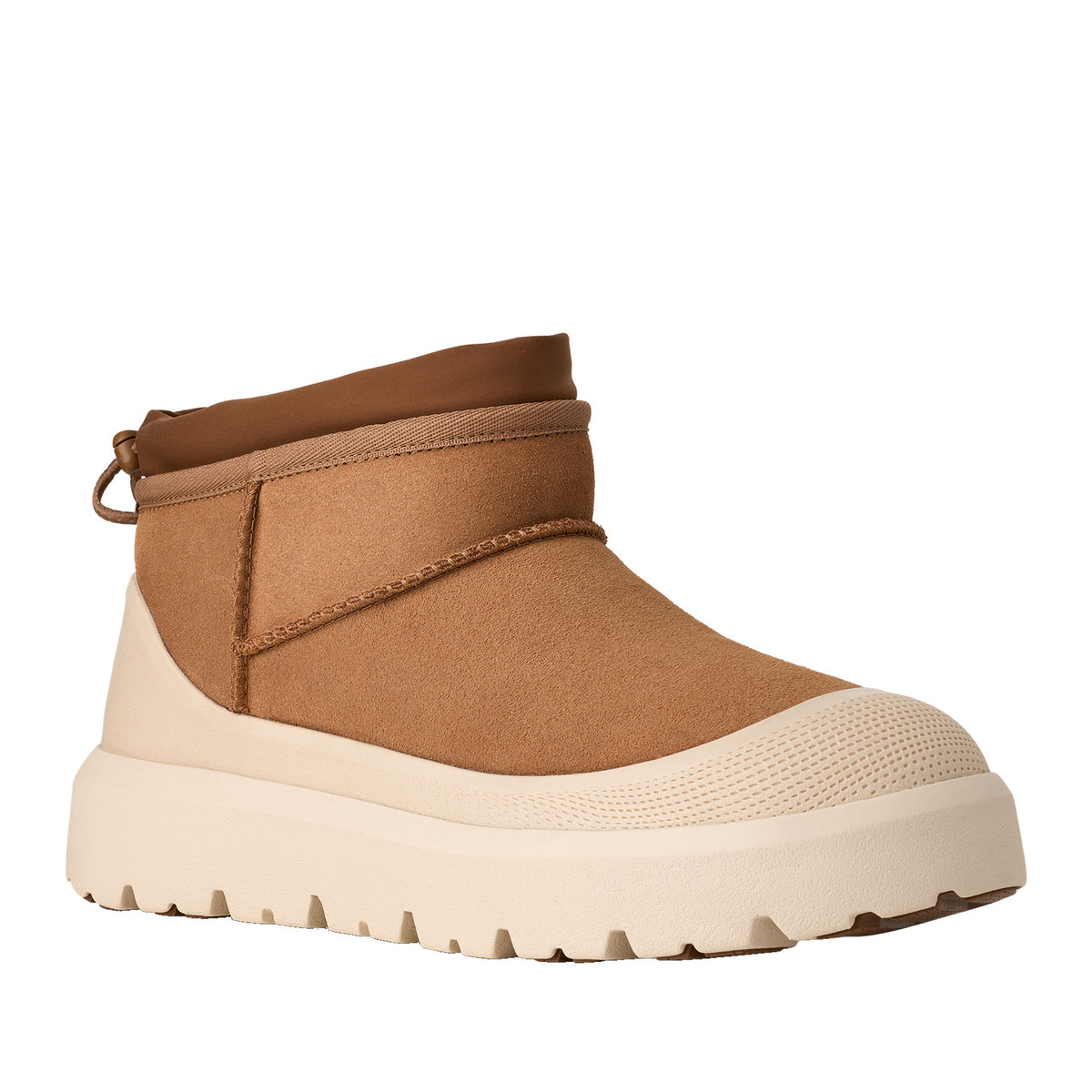 UGG Men's Classic Ultra Mini Weather Hybrid in Chestnut/Whitecap