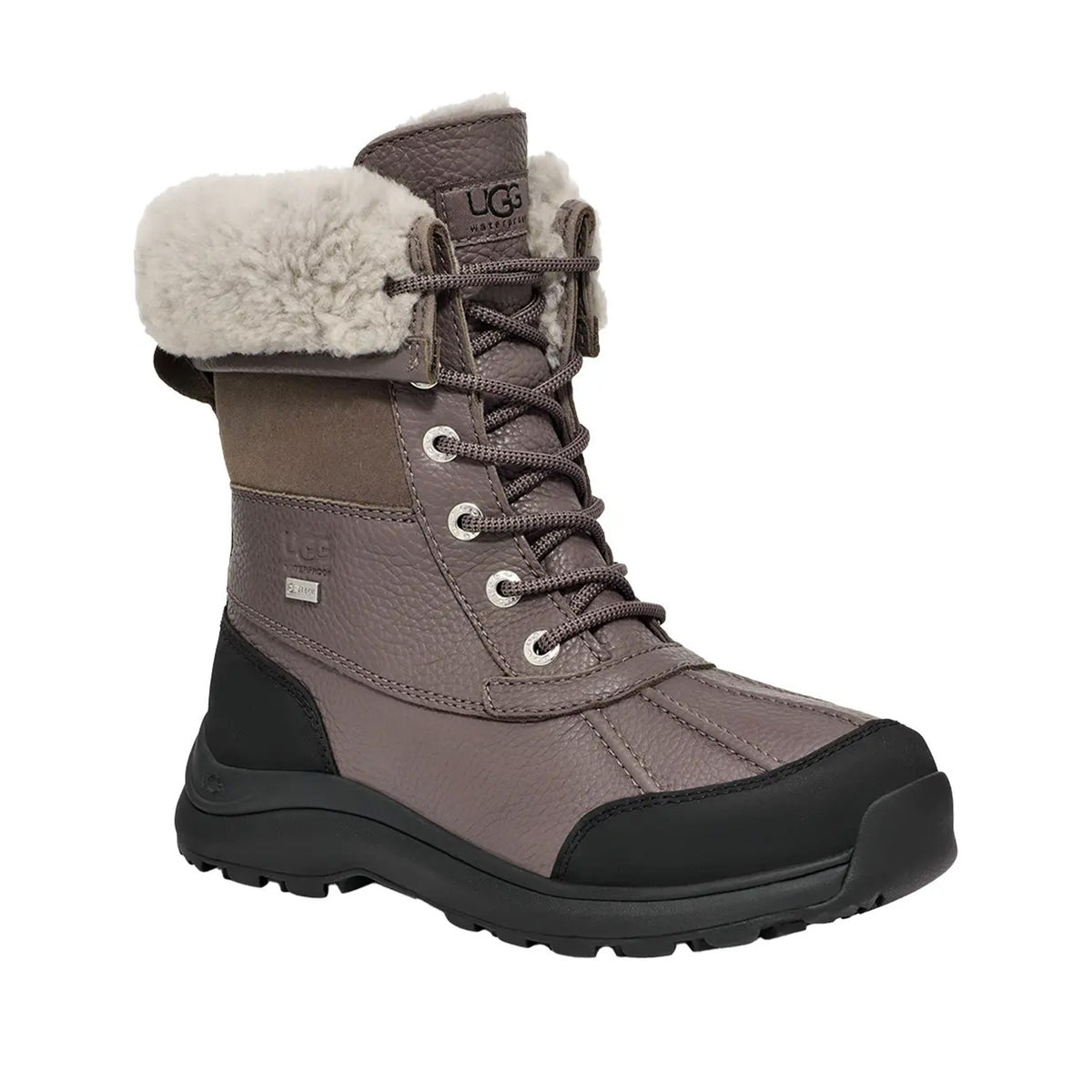 UGG Women's Adirondack Boot Short III in Thundercloud