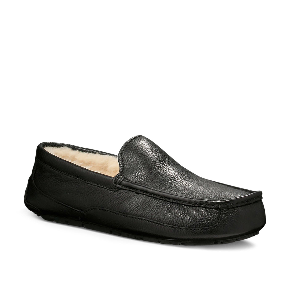 UGG Men's Ascot in in Black Leather