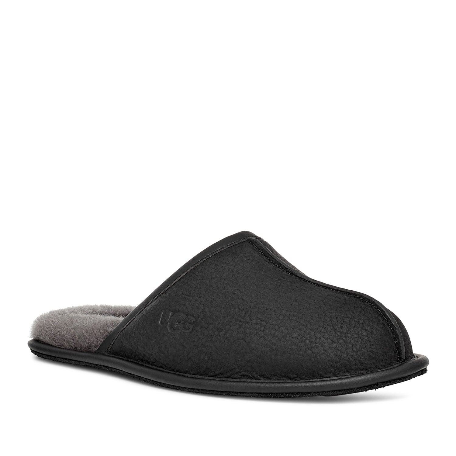 UGG Men's Scuff in Black Leather