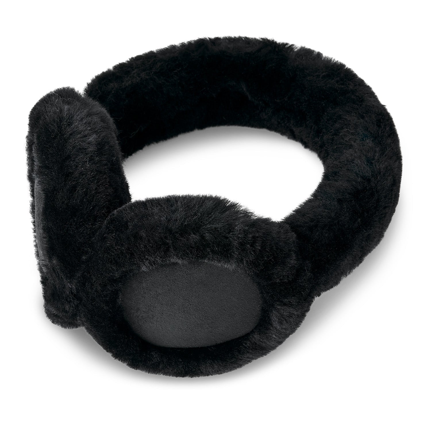 UGG Women's Sheepskin Wireless Earmuff in Black