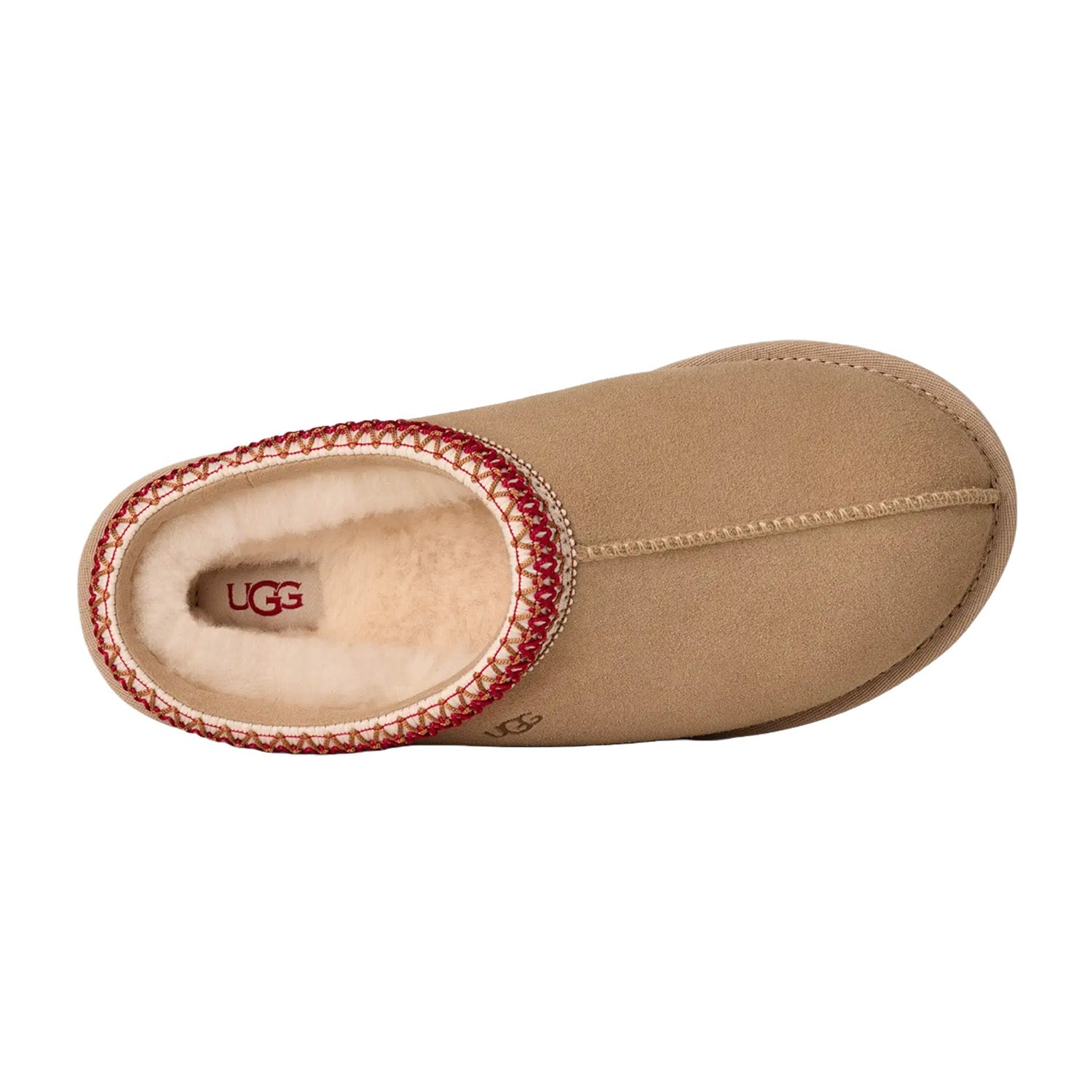 UGG Women's Tasman II in Sand / Dark Cherry