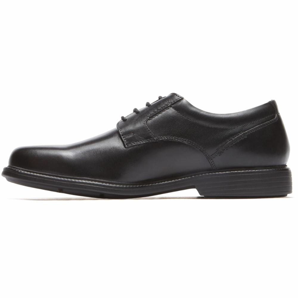 Rockport  Men's Charles Road Plaintoe Black W