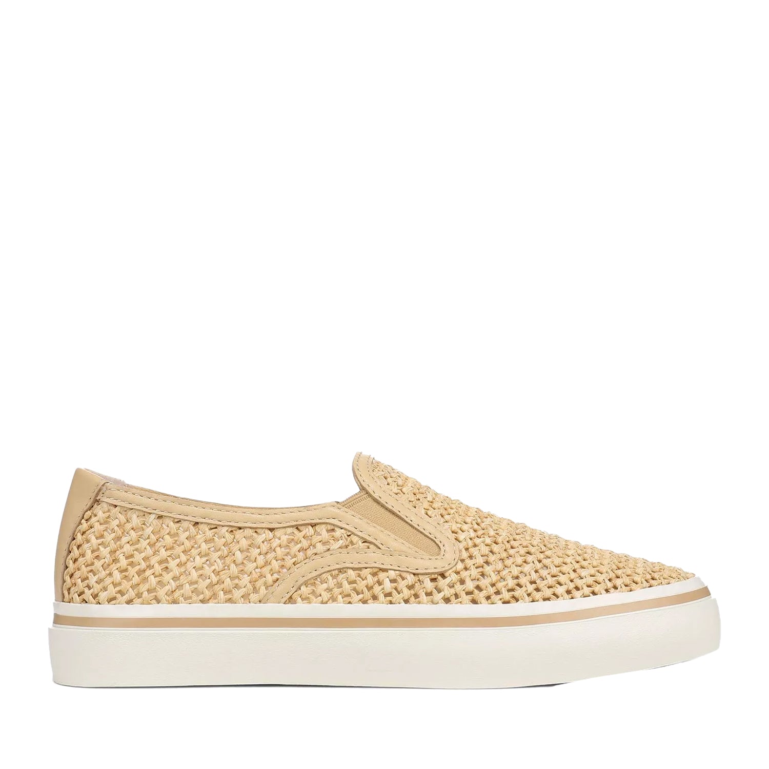 Vince. Women's Blair Slip On Raffia in Toasted Wheat