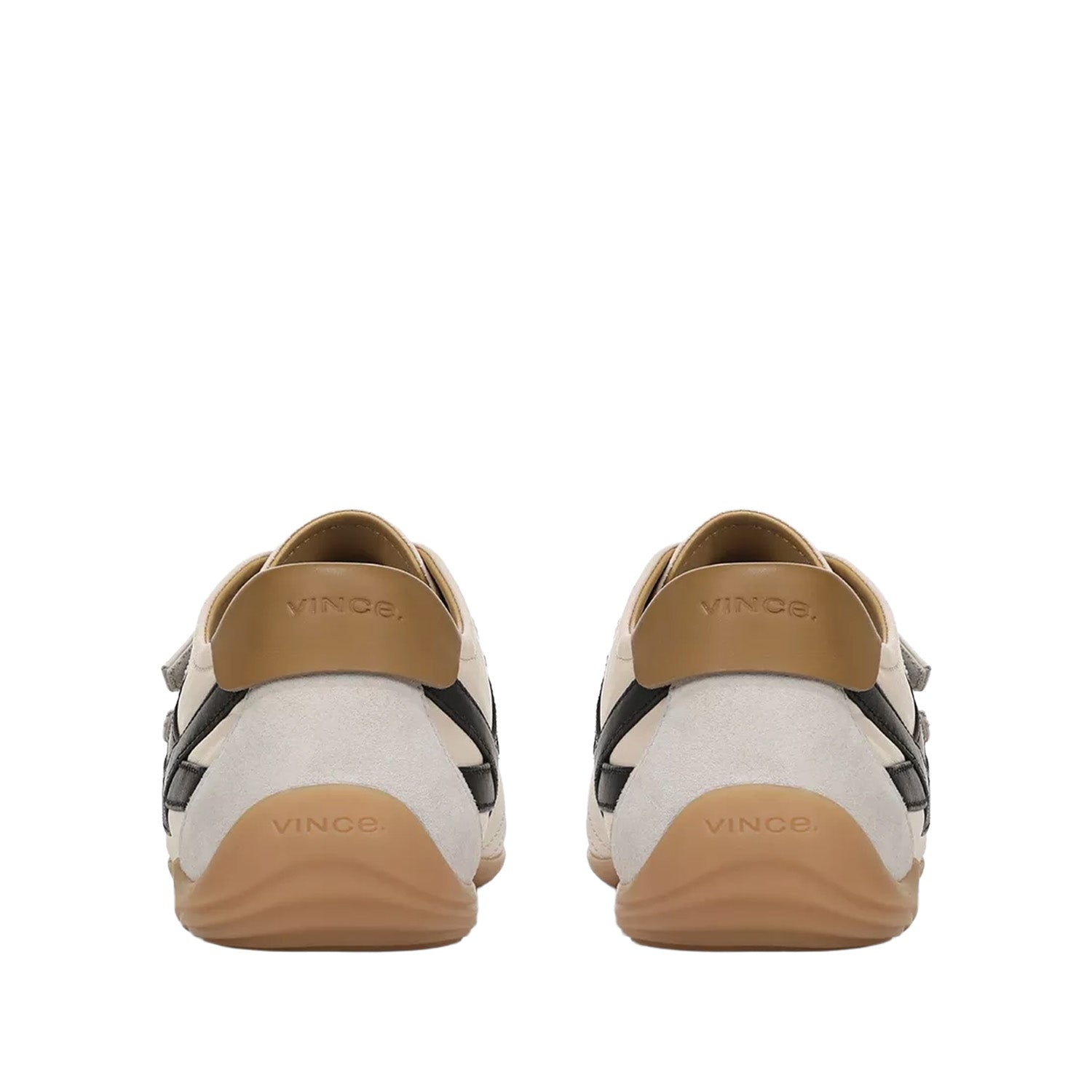 Vince. Women's Sonic Trainer in Flax/Black