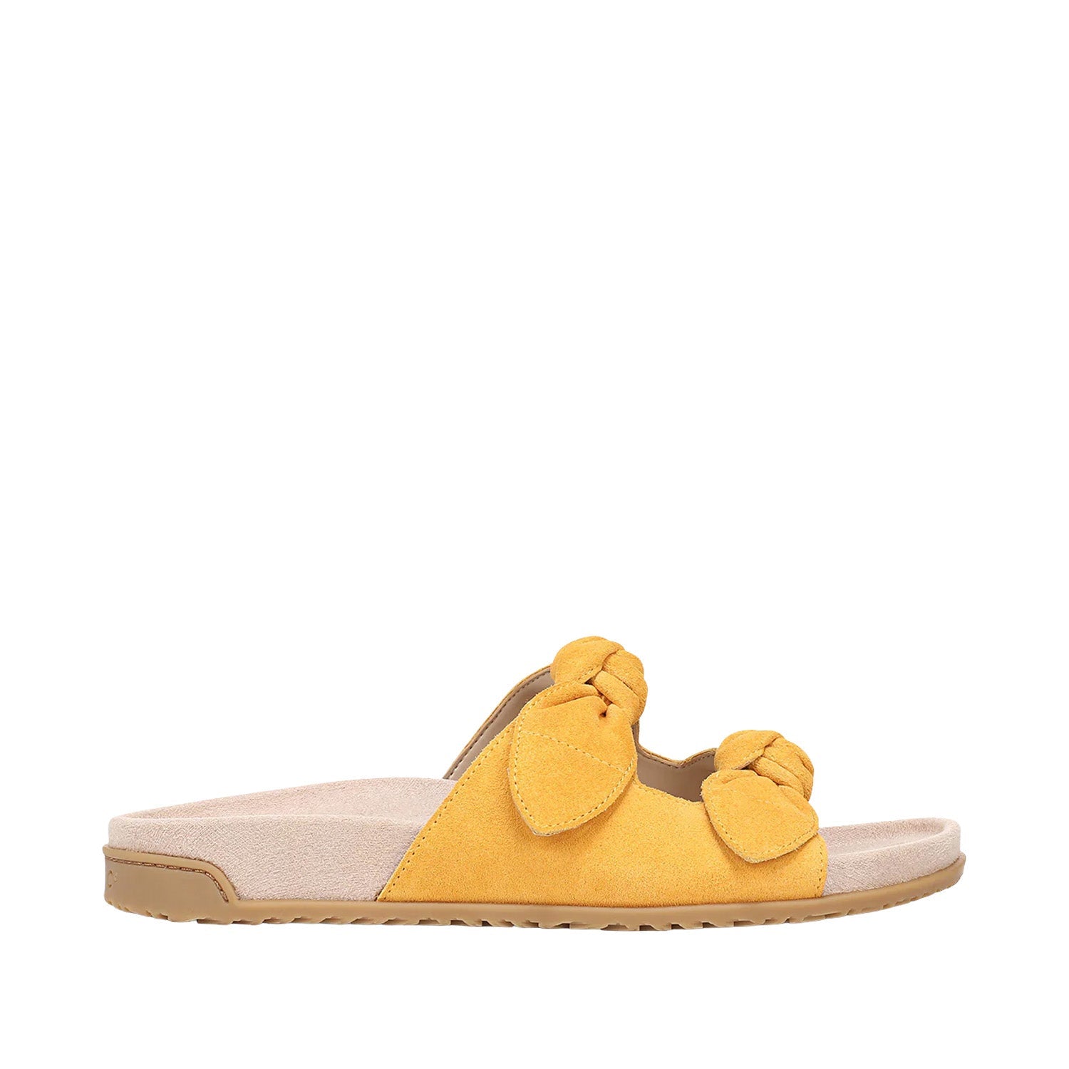 Vionic Women's Elara Slide Sandal in Amber Yellow
