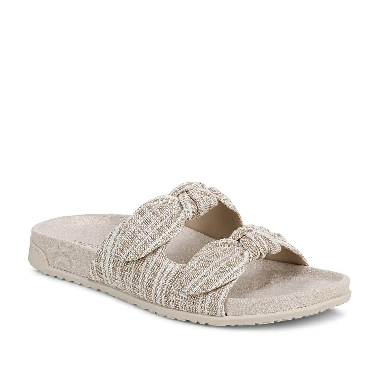 Vionic Women's Elara Slide Sandal in Cream Print