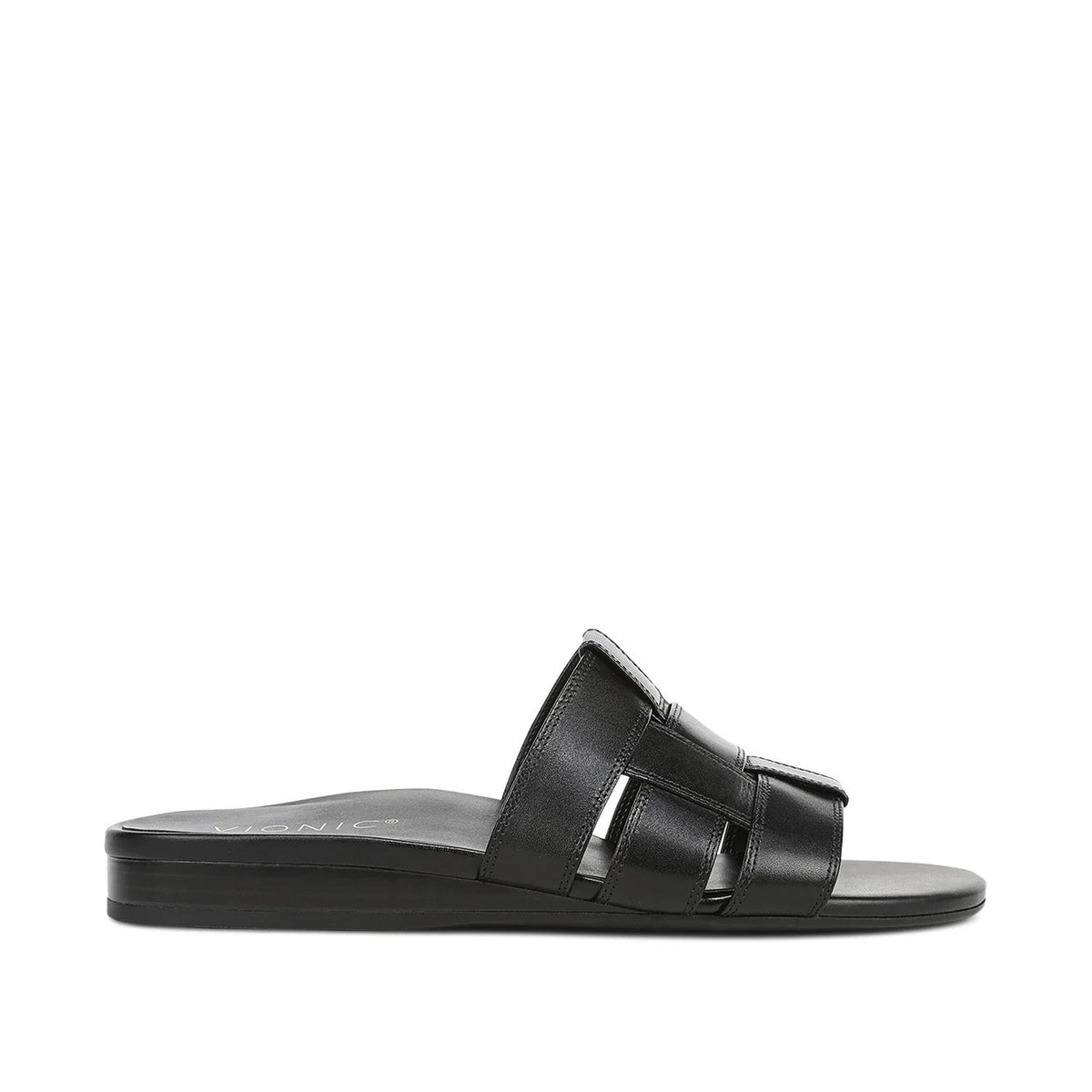 Vionic Women's Glendora Side Sandal in Black