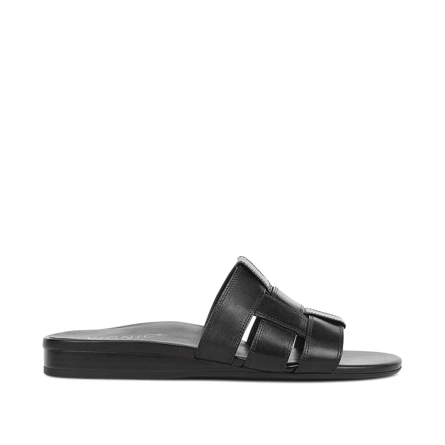 Vionic Women's Glendora Side Sandal in Black