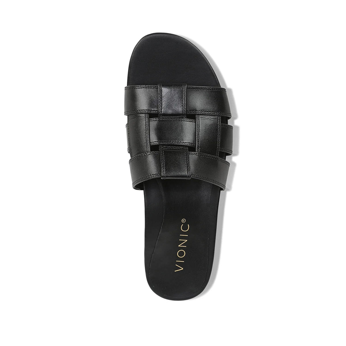 Vionic Women's Glendora Side Sandal in Black
