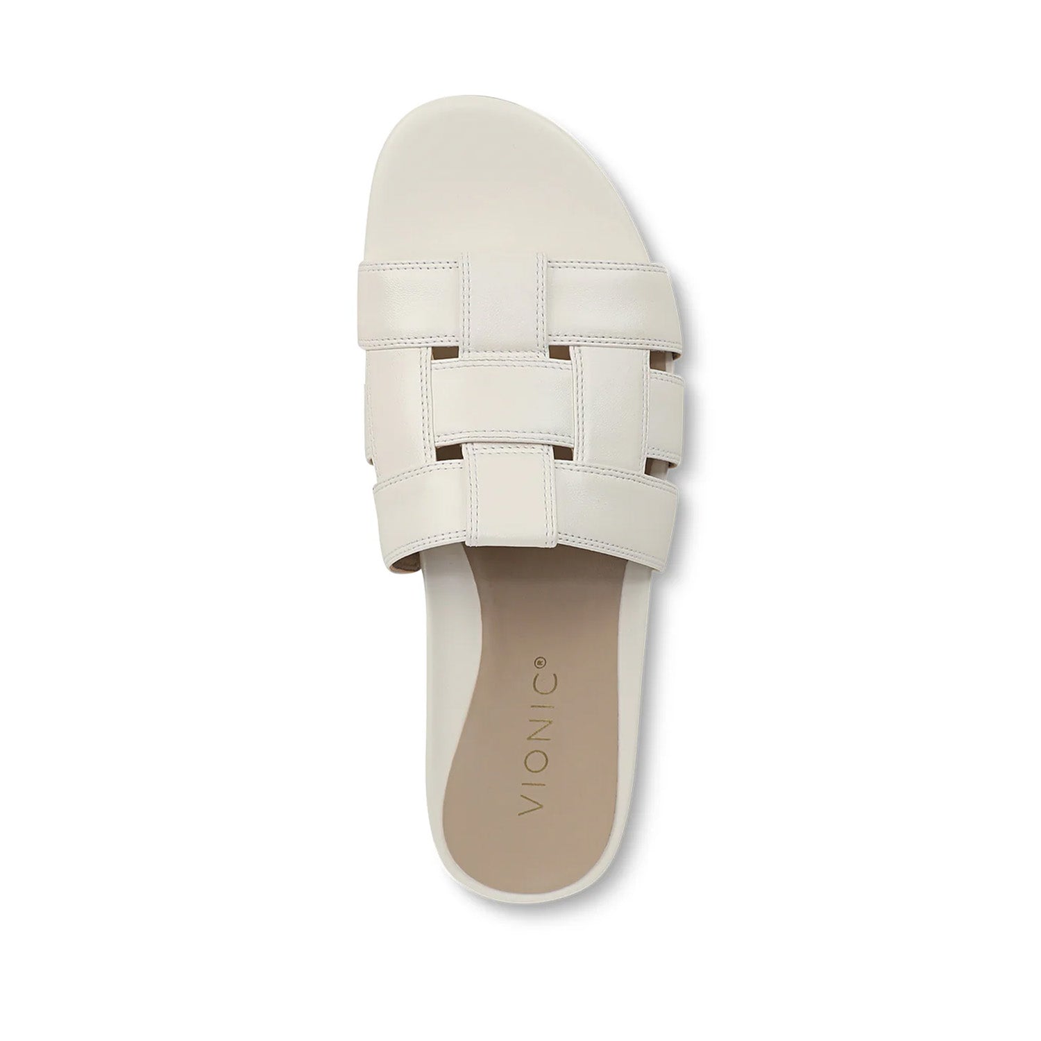Vionic Women's Glendora Side Sandal in Ivory