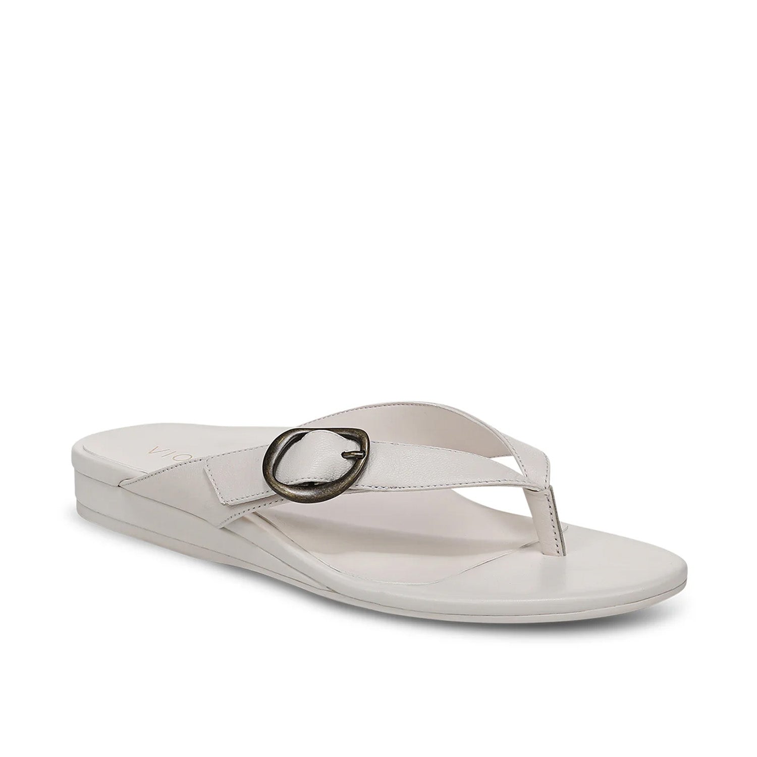 Vionic Women's Grove Toe Post Sandal in Sea Salt