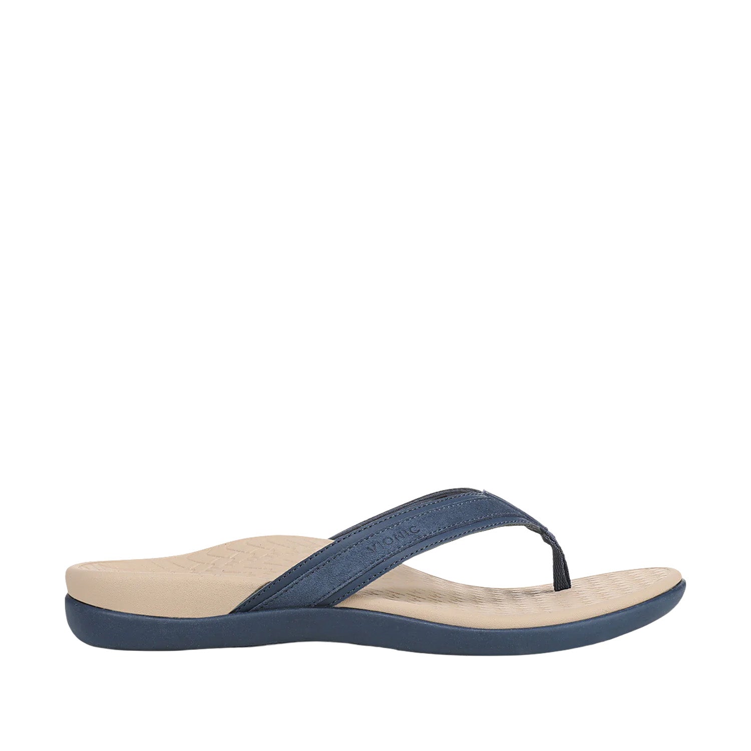 Vionic Women's Tide 2.0 Toe Post Sandal in Denim
