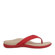 Vionic Women's Tide 2.0 Toe Post Sandal in Varsity Red