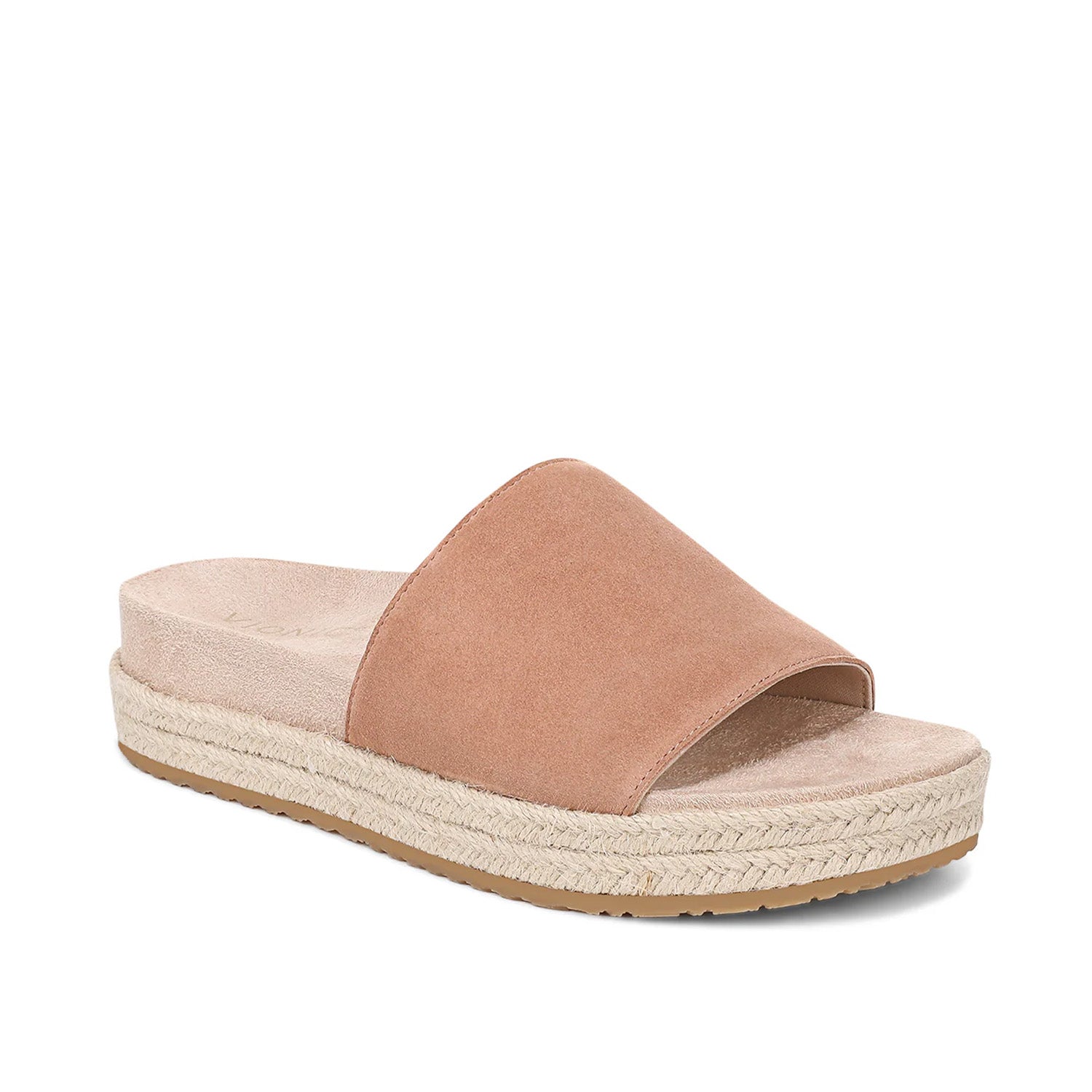Vionic Women's Yasmina Platform Slide Sandal in Mocha Mousse