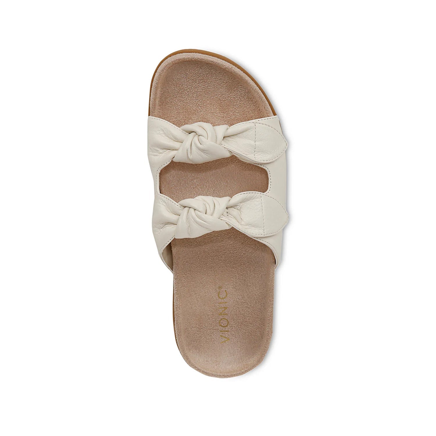 Vionic Women's Elara Slide Sandal in Ivory