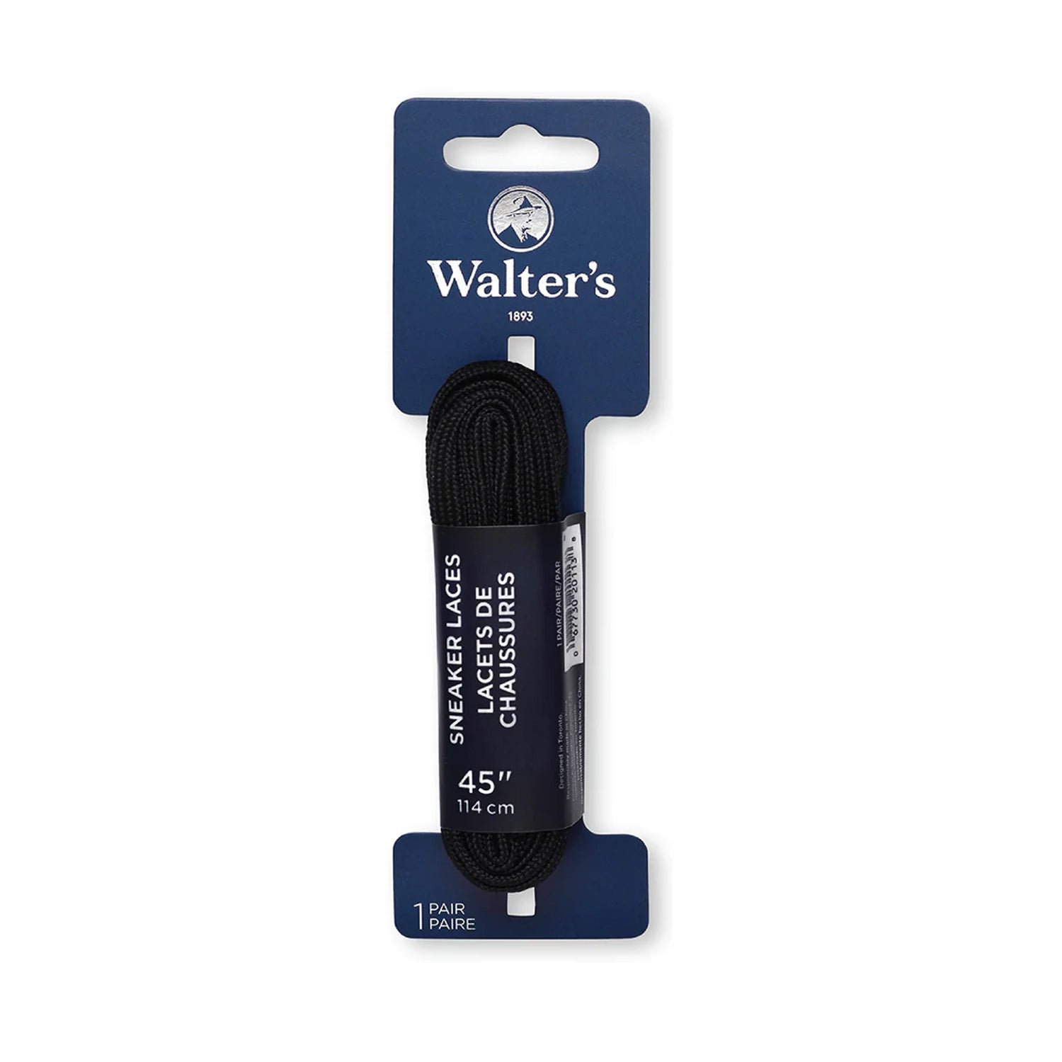 Walter's Sneaker Laces in Flat Black