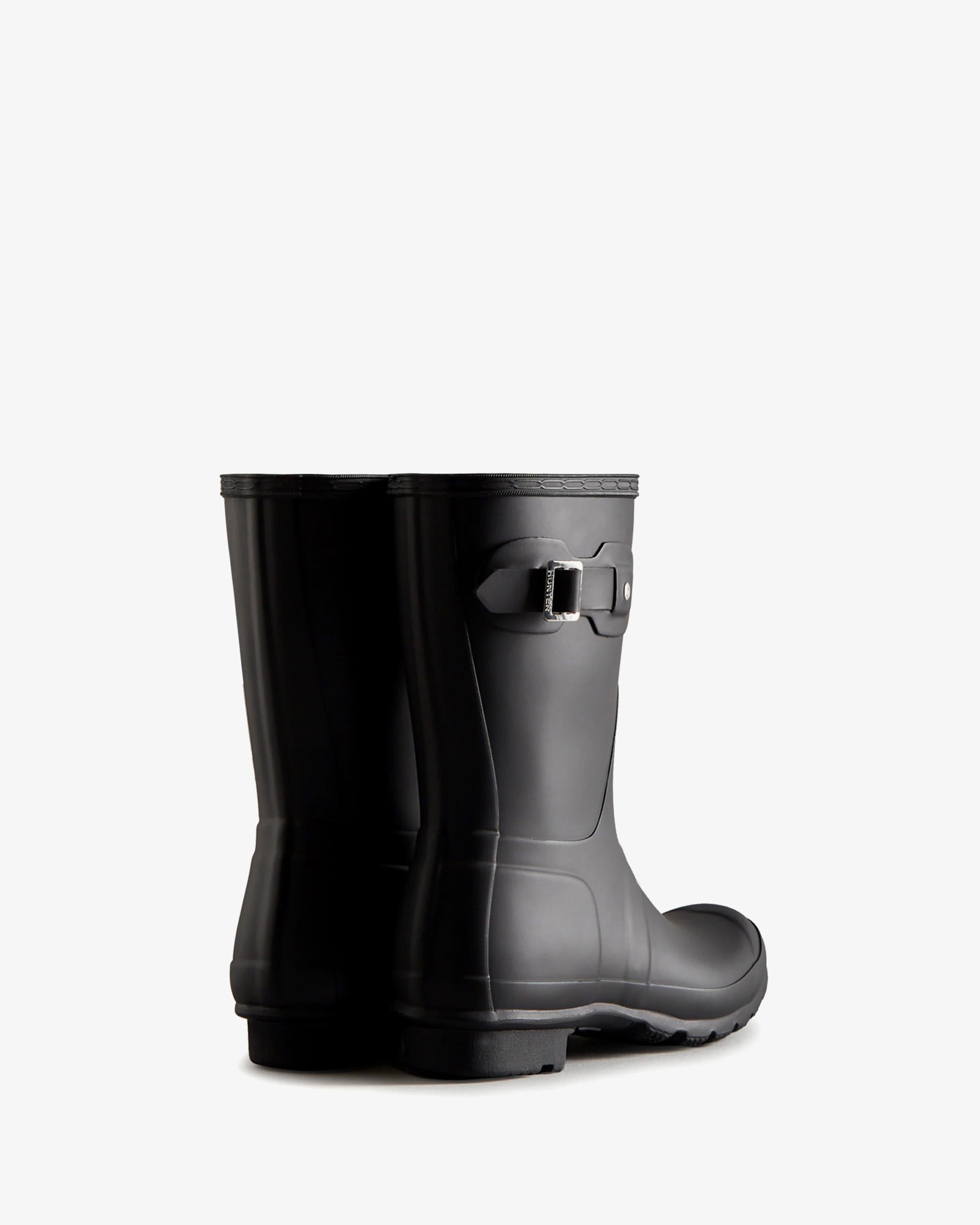 Hunter  Women's S Original Short Boot Black M