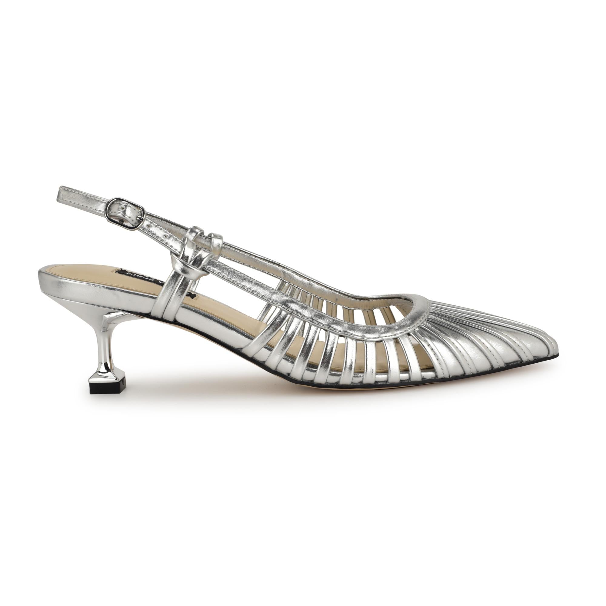 Nine West Women's Whitt3 Silver M