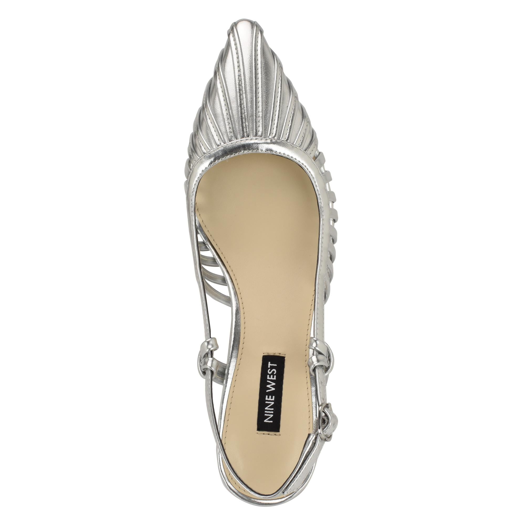 Nine West Women's Whitt3 Silver M