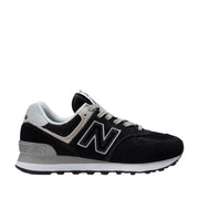 New Balance Women's 574 in Black with NB White