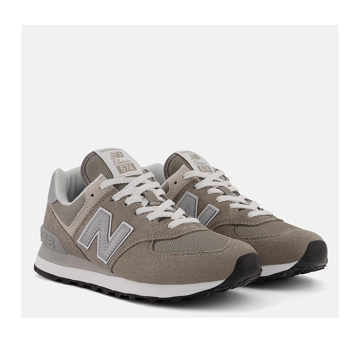 New Balance Women's 574 in Grey with BN White