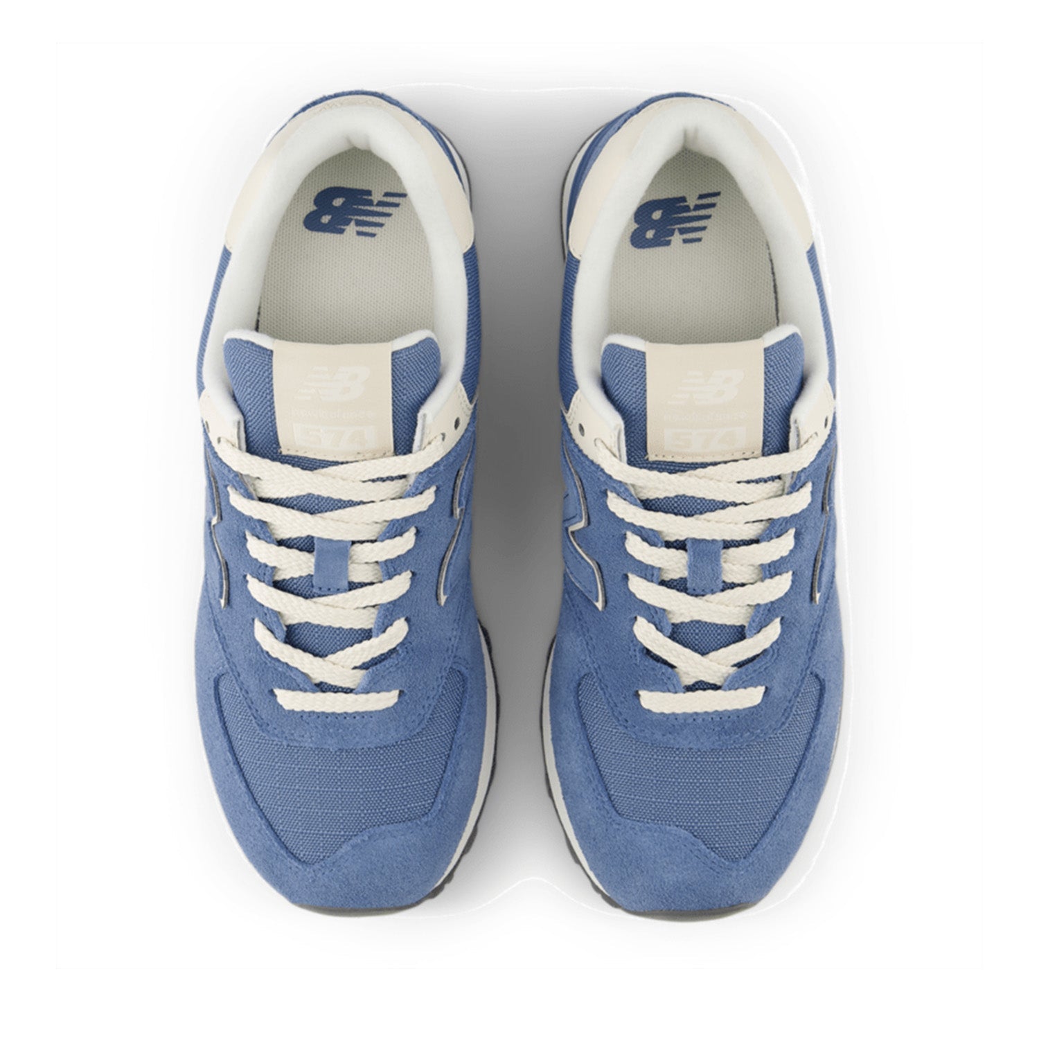 New Balance Women's 574 in Shoreline Blue with Sea Salt