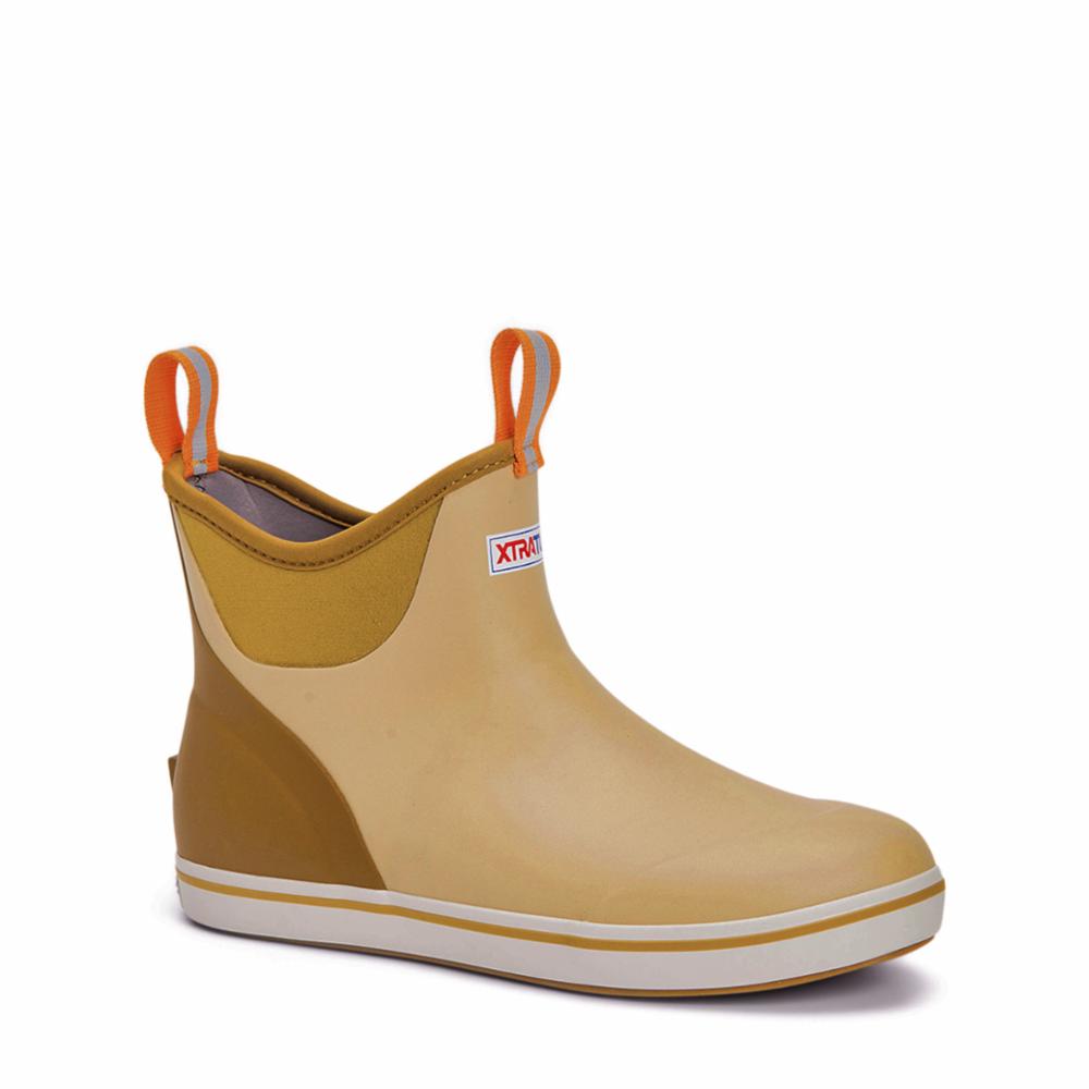 Xtratuf Men's S 6 Ankle Deck Boot Ankle Deck Boot Brown M