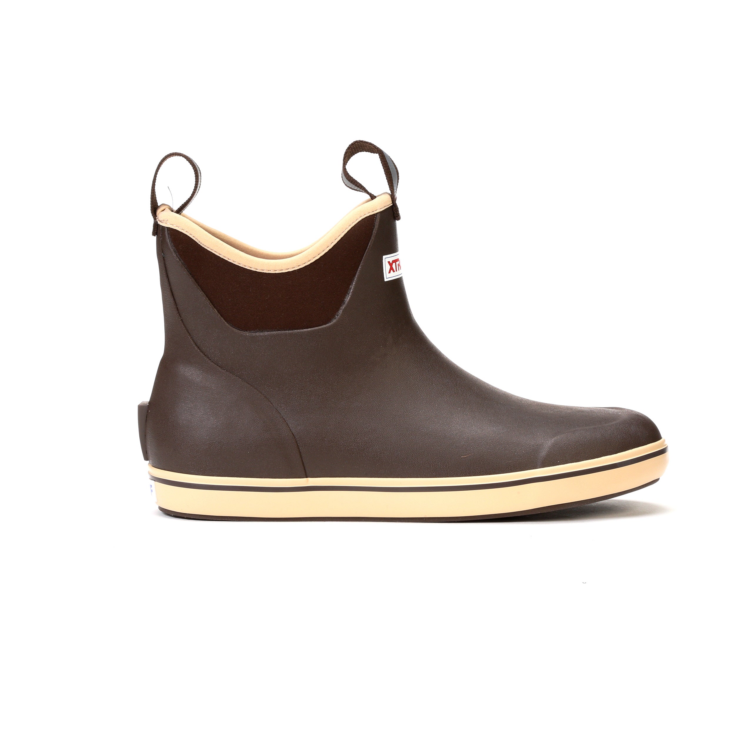 Xtratuf Men's  6" Ankle Deck Boot Ankle Deck Boot Men In Chocolate/Tan M