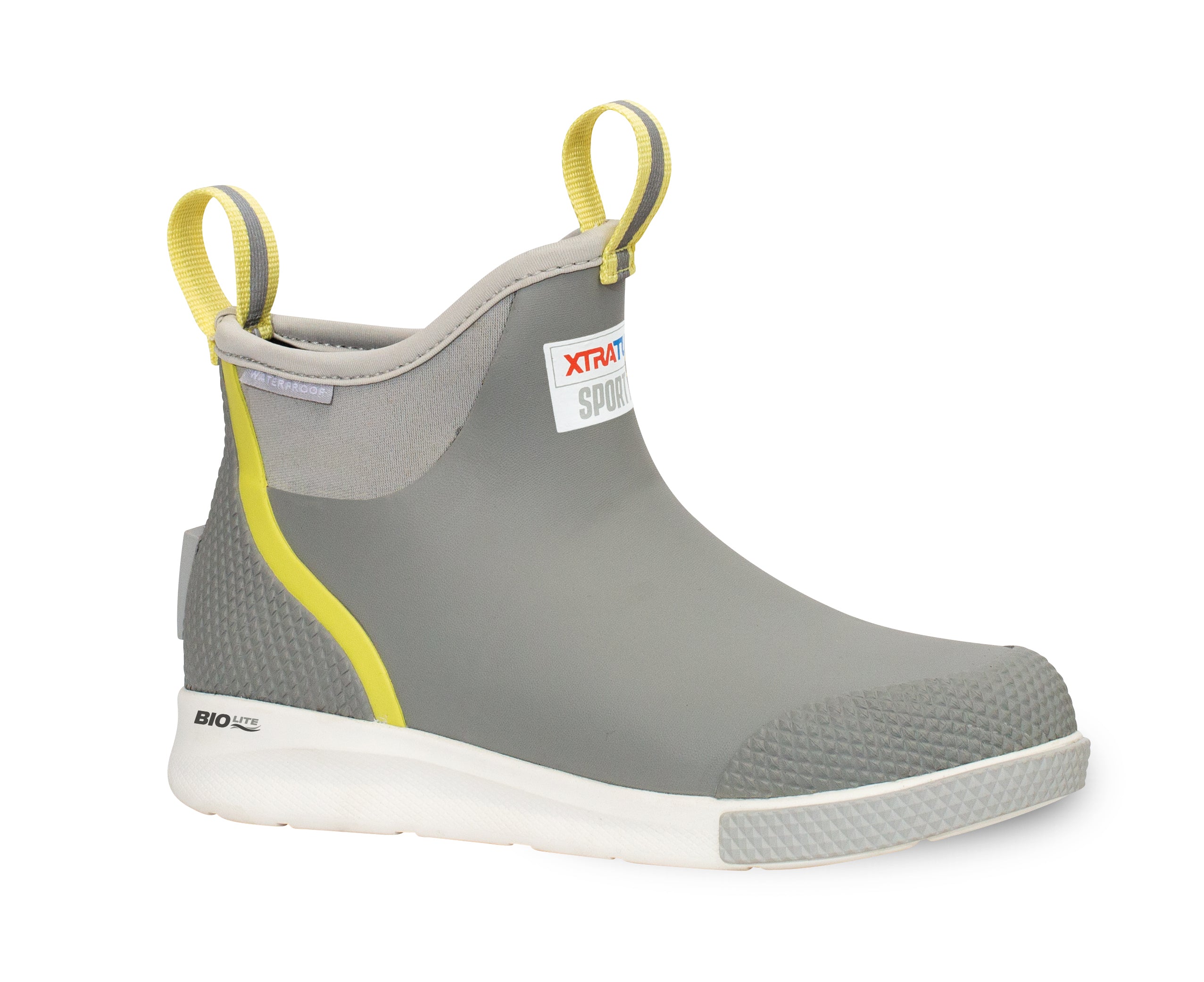 Xtratuf Women's  6" Adb Sport Ankle Deck Boot Sport Women In Grey/Yellow M